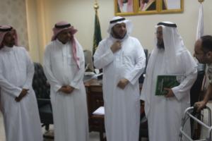 Dean of Jamoum University College Honors Affiliates of Chemistry Department